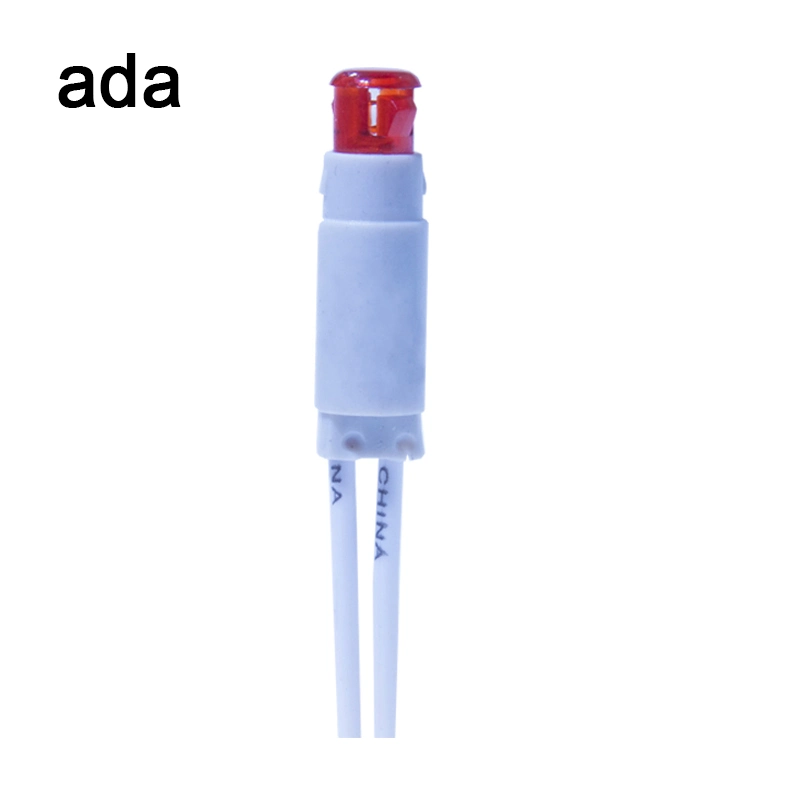 IP65 A-31-1 6 মিমি LED ইন্ডিকেটর লাইট 15000HRS লাইফ স্প্যান সহ 0